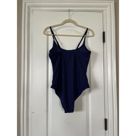 Blue One Piece Ladies Swimsuit Swimwear Large - Picture 4 of 7